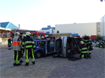Oefening Brand Wegvervoer Auto Vaart Buitenpost